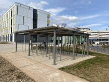 AM-BTP -  Fabrication de portails coulissants pour un immeuble en copropriete à Bourg-en-Bresse dans l'Ain