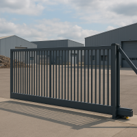 AM-BTP -  Choisir un portail autoporté en acier avec contrôle d'accès adapté aux copropriétés à Villefranche-sur-Saône 69400